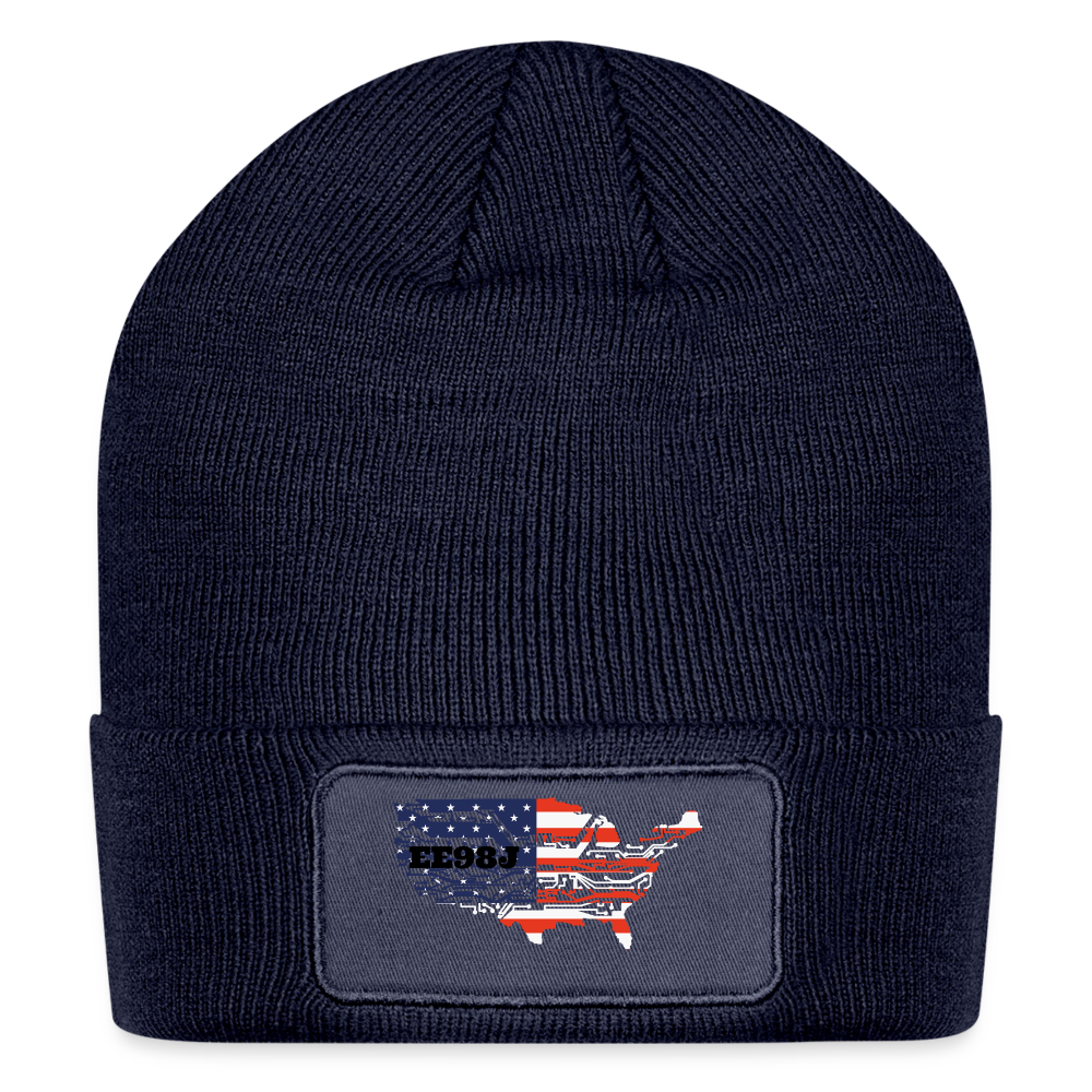 Patch Beanie - navy
