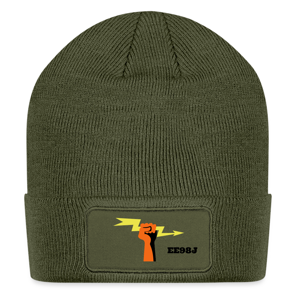 Patch Beanie - olive