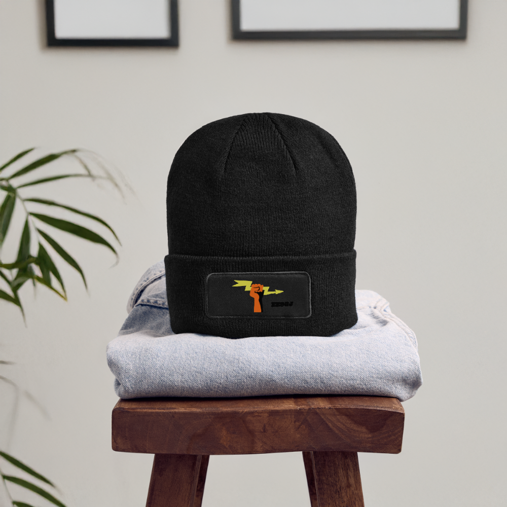 Patch Beanie - black