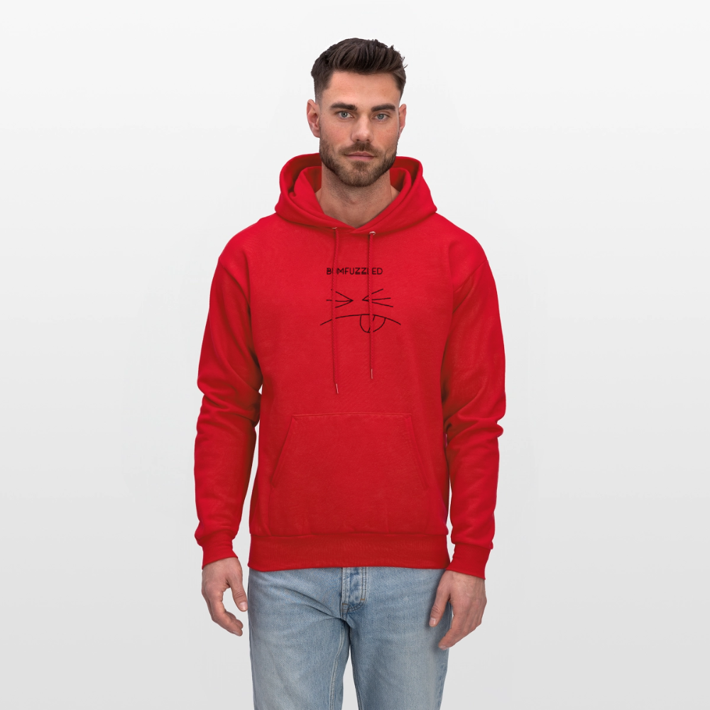 Men's Hoodie Bumfuzzled - red