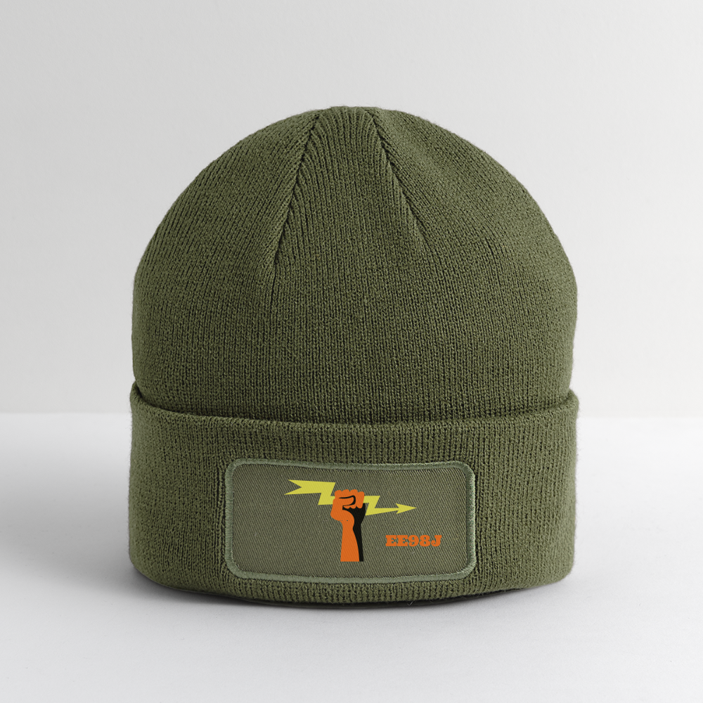 Patch Beanie - olive