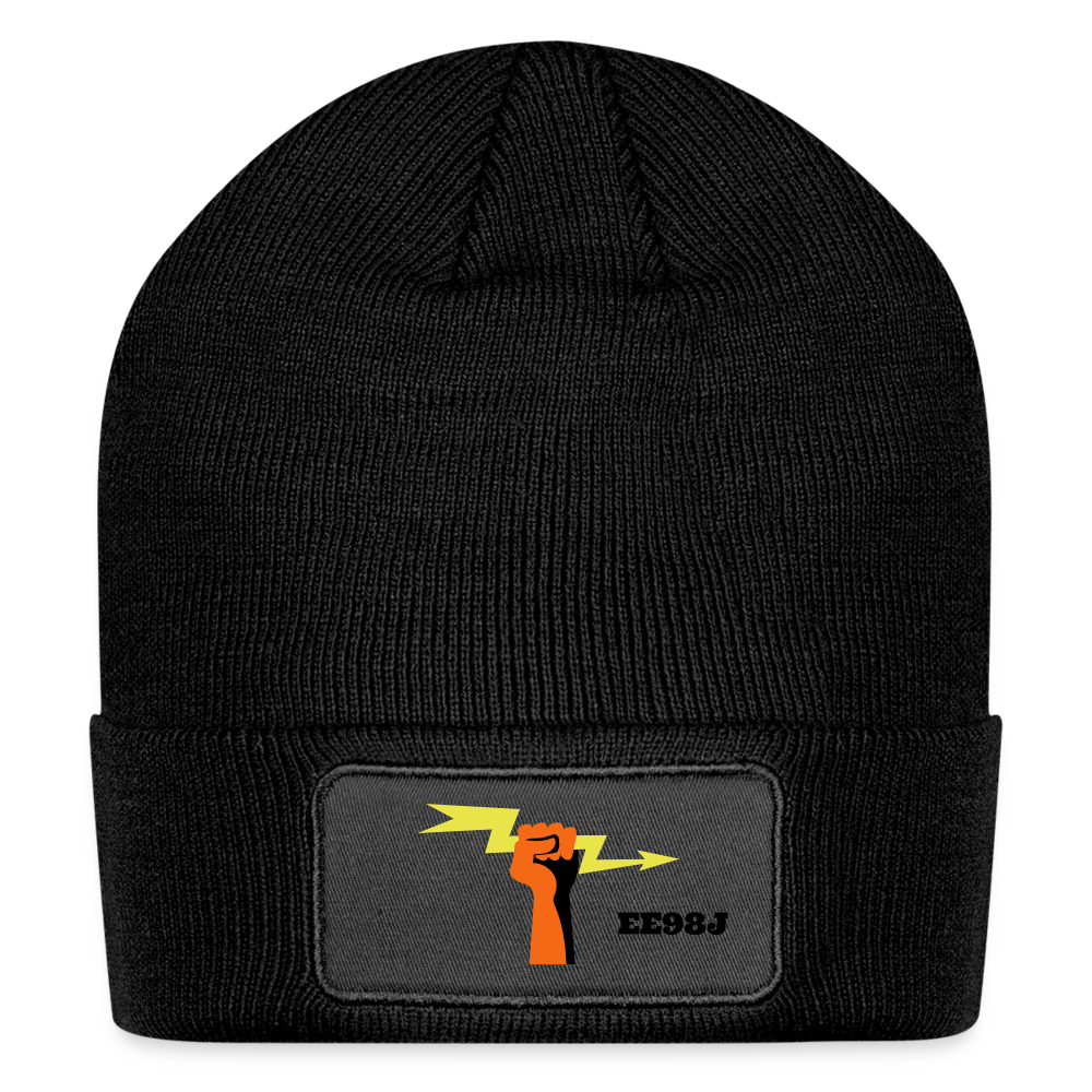 Patch Beanie - black