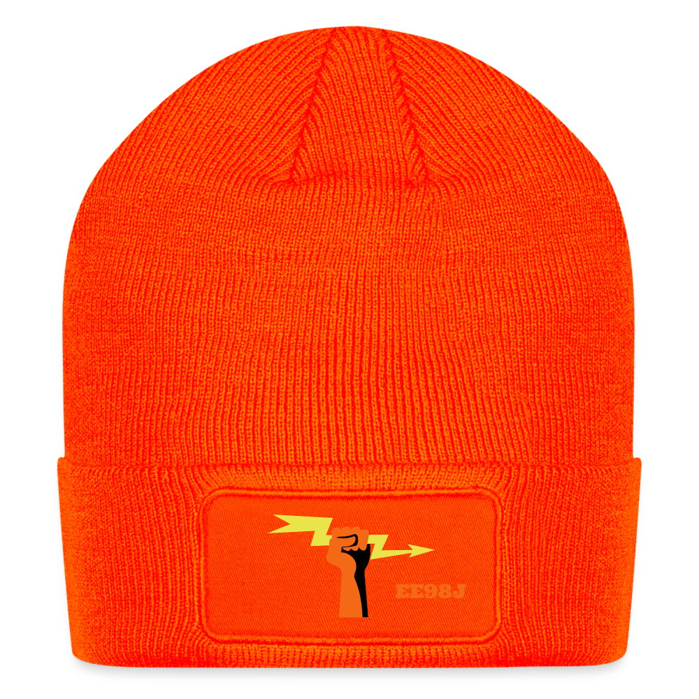 Patch Beanie - neon orange