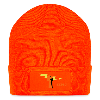 Patch Beanie - neon orange