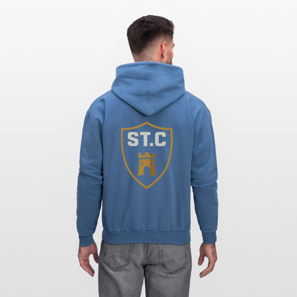 Men's Hoodie Saint Castle - denim blue