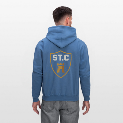Men's Hoodie Saint Castle - denim blue