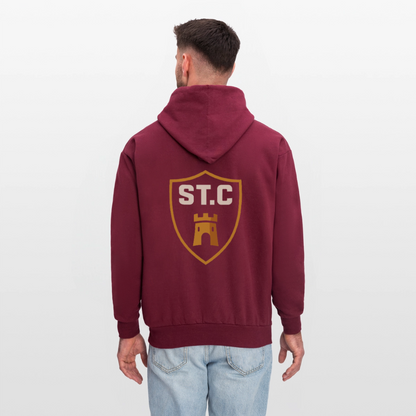 Men's Hoodie Saint Castle - burgundy