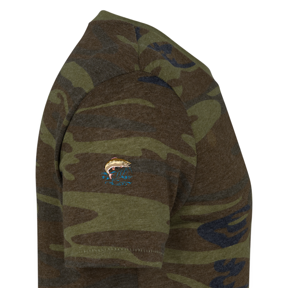 Alternative Unisex Eco Camo T-Shirt - green camo