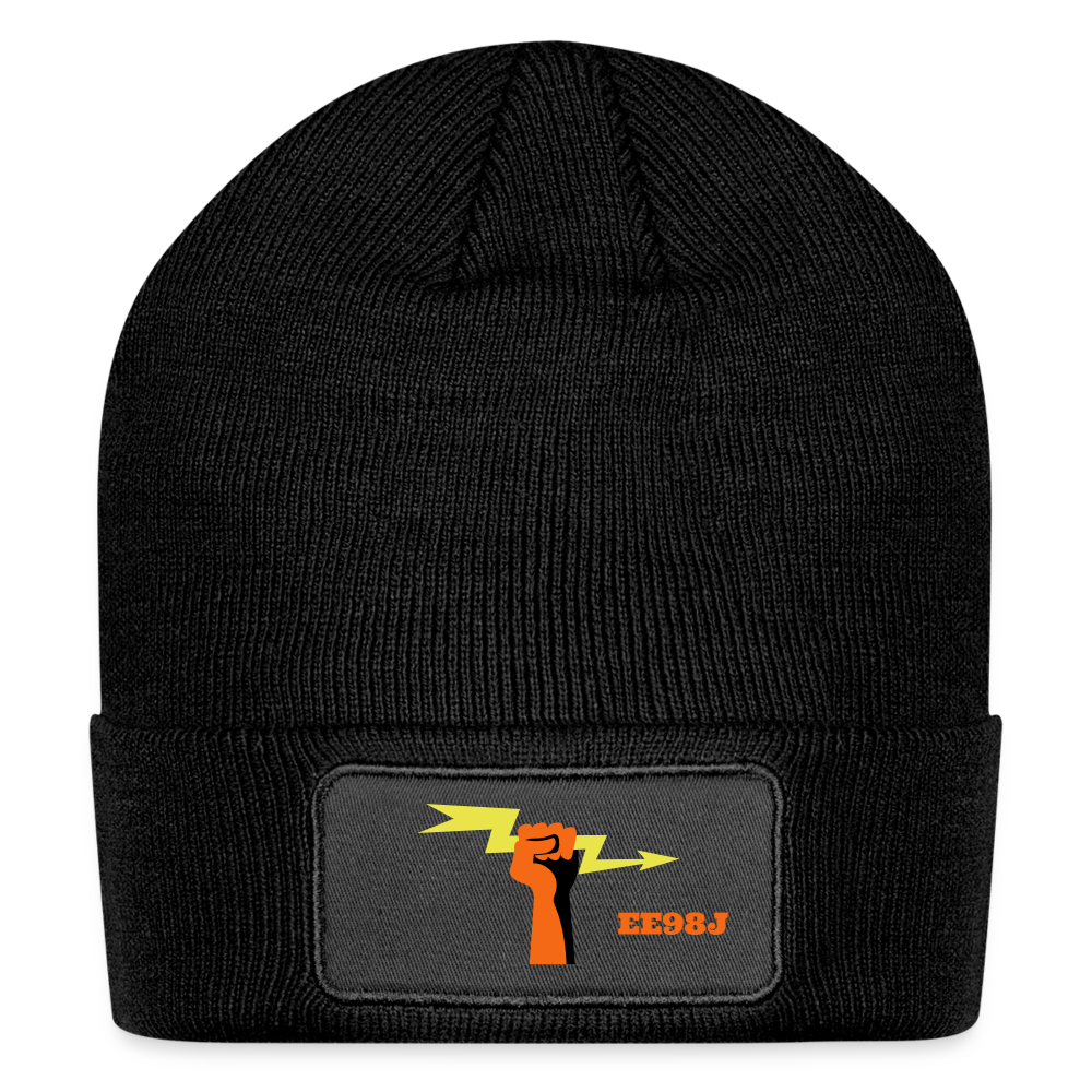 Patch Beanie - black
