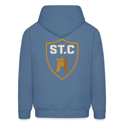 Men's Hoodie Saint Castle - denim blue