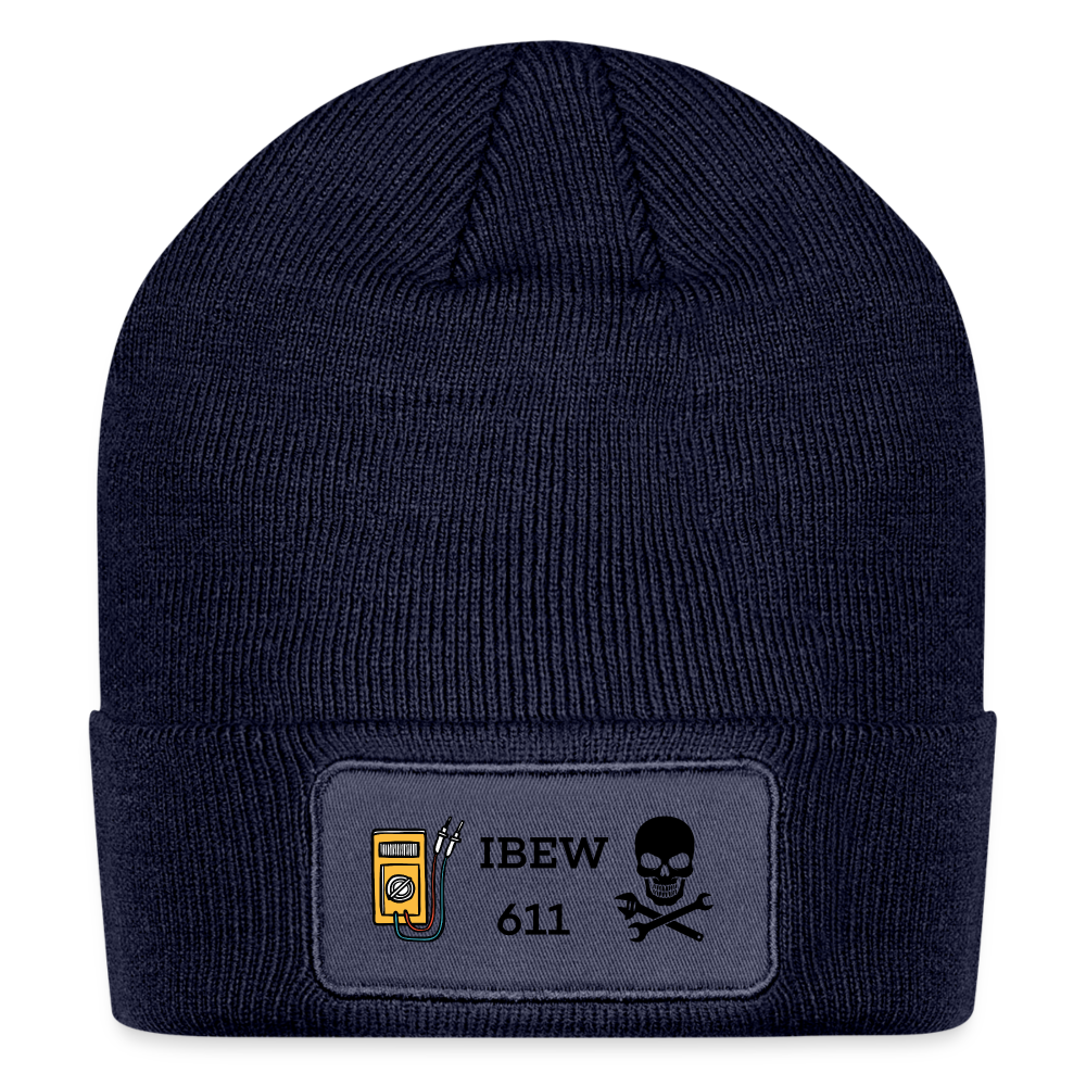 Patch Beanie - navy