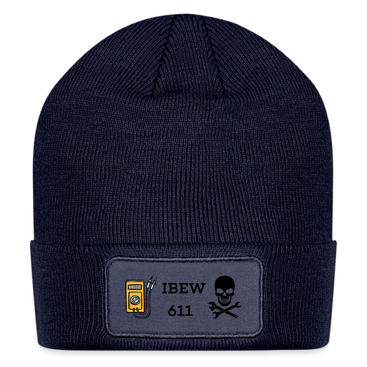 Patch Beanie - navy