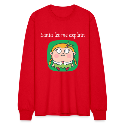 Unisex Long Sleeve T-Shirt - red