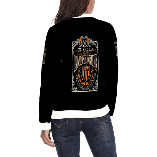Women's All Over Print Bomber Jacket(Model H36)